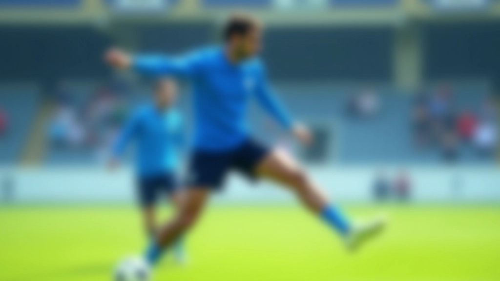 لاعب محترف يوضح حركة الساق الصحيحة في لحظة ضرب الكرة